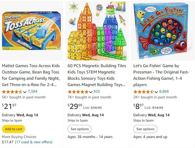 Toys and Games Amazon